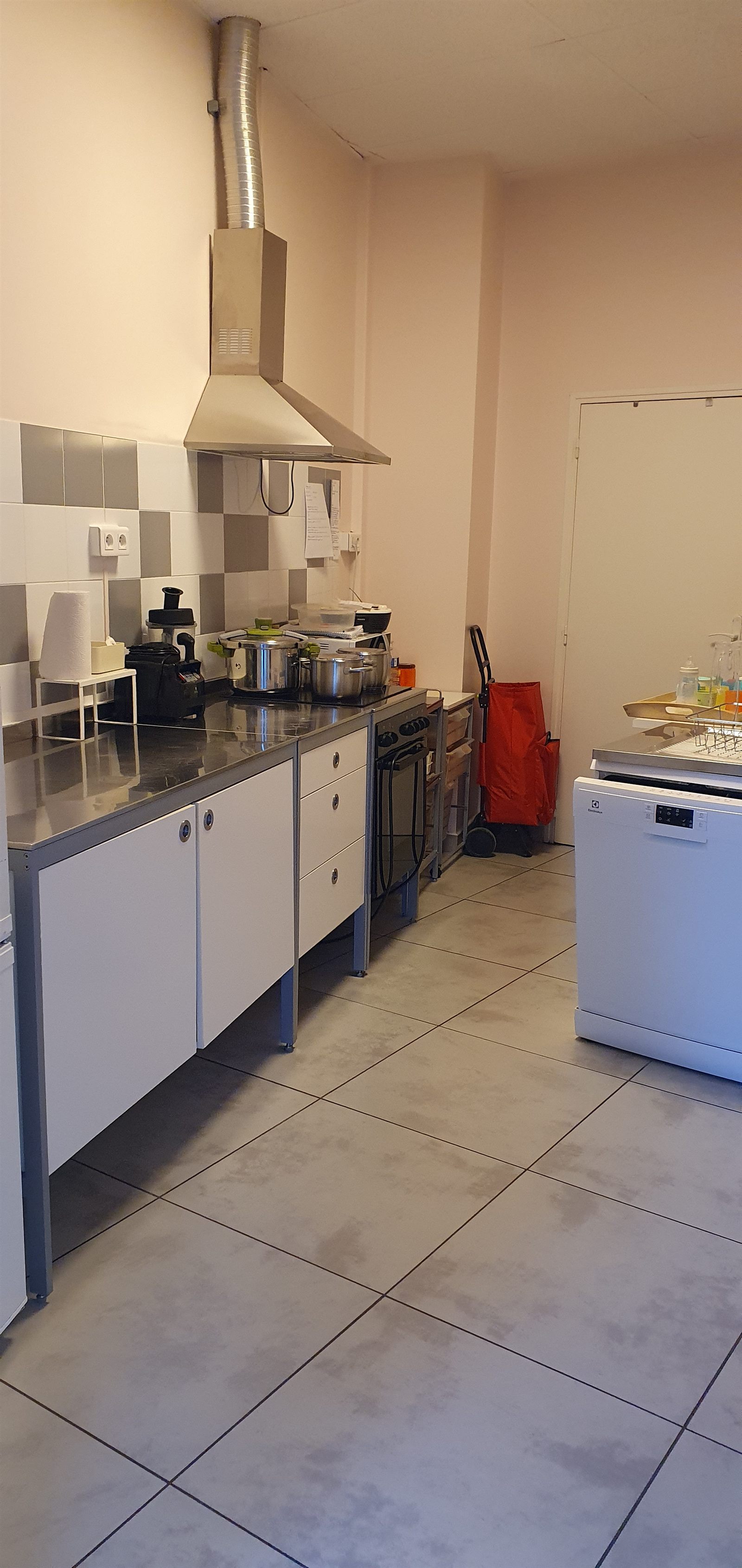 Une cuisine sur place